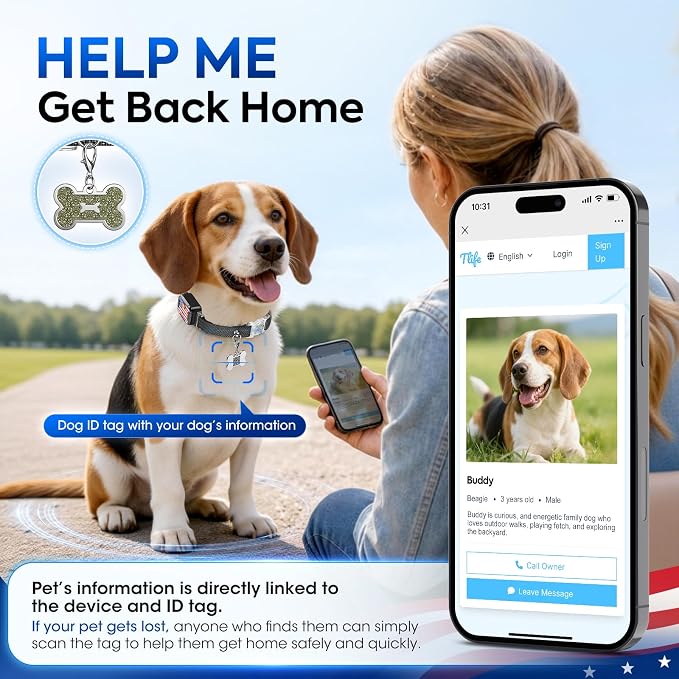 Smart Dog GPS Tracker, Complimentary 12-Month Subscription, Live Pet Tracker with Virtual Fence, Dog Tracker for Dogs with Health & Behavior Monitoring, Escape Alerts, with Virtual Fence, Black