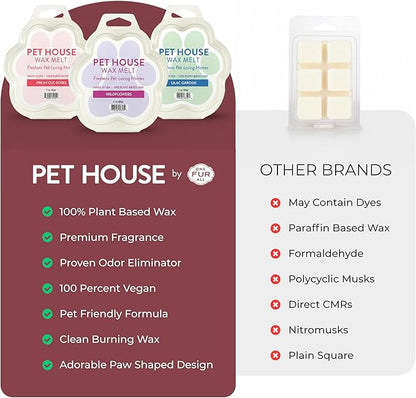 Pet House Elderberry Jam Wax Melts - Long-Lasting Scented Fall Wax Melts for Warmer, Plant Based, Pet Friendly Pack of 2