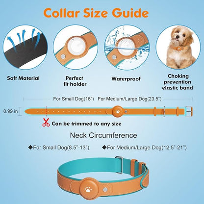 New GPS Tracker for Dogs: Smart Pet Collar with Real-Time Tracking,No Monthly Fee/Subscription (iOS & Android) Waterproof, Anti-Lost,365-Day Long Battery Life GPS Tracker Dog Collar(Tracker Included)