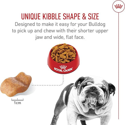Royal Canin Bulldog Adult Dry Dog Food, 30 lb bag