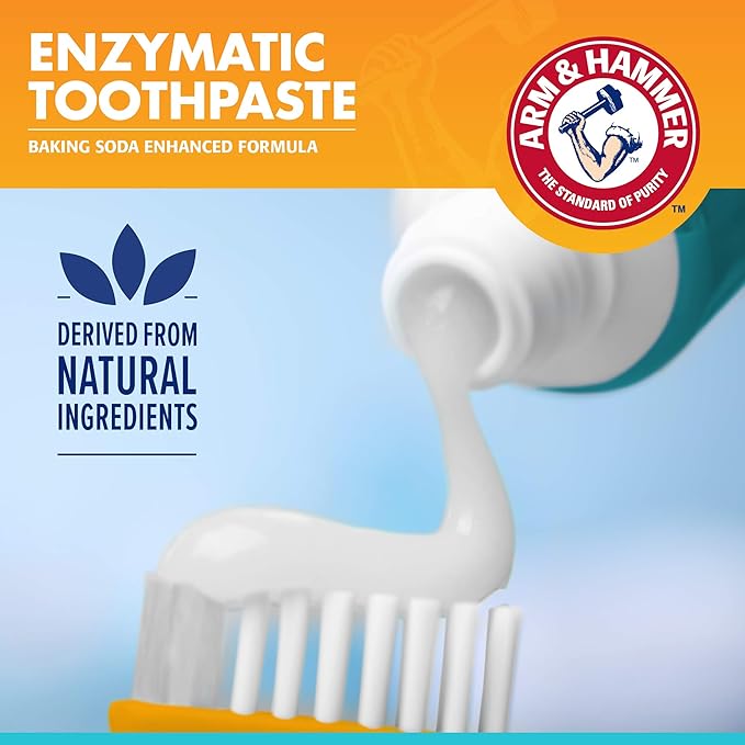 Arm & Hammer for Pets Fresh Breath Kit for Dogs | Contains Toothpaste, Toothbrush & Fingerbrush | Reduces Plaque & Tartar Buildup | Safe for Puppies, 3-Piece Kit, Vanilla Ginger Flavor | 72 Pack