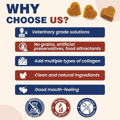 Pet Allergy Relief Chews 400PCs with Natural Collagen Drops Dual Formula for Itch Relief Skin Joint Health Coat Care Infused with Colostrum Probiotics Tasty Bites for All Dogs Cats Daily Consumption