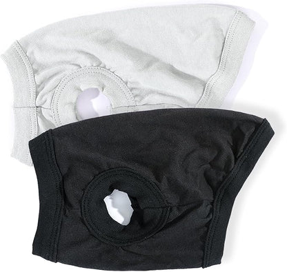 2-Pack Dog Shirts Summer Dog Clothes for Small Medium Dogs Boy, Teacup, Chihuahua, Yorkie, Pug and Cats, Solid Color Pet Tshirts Puppy Clothes, Medium, Black+ Grey