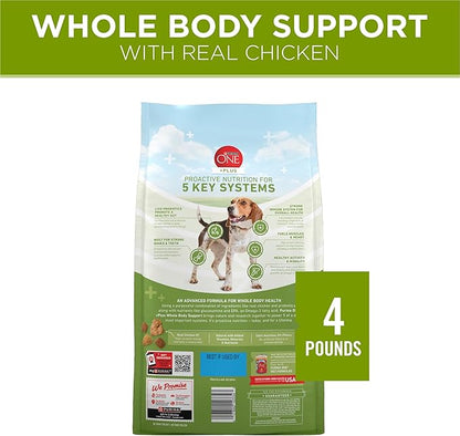 Purina ONE Plus Whole Body Support with Chicken Dry Dog Food - 4 lb. Bag