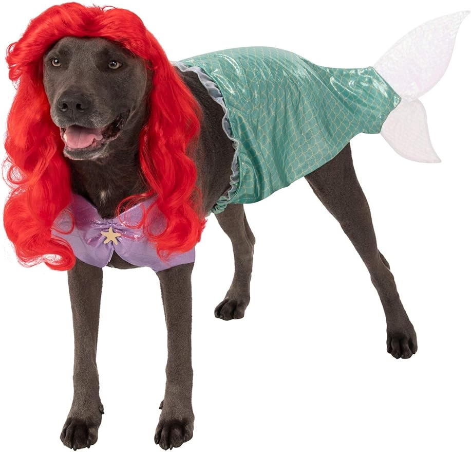 Disney Princesses: Ariel Pet Costume for For Dogs or Cats by Rubies, XXXL