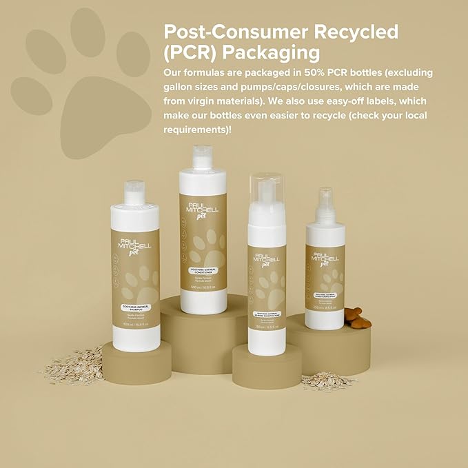 Paul Mitchell Pet Soothing Oatmeal Conditioner, Gentle Formula, 16.9 fl oz
