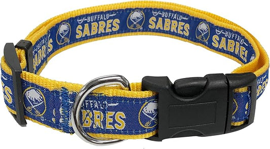 Pets First NHL Collar for Dogs & Cats. Adjustable, Cute, & Stylish! The Ultimate Hockey Fan Collar!