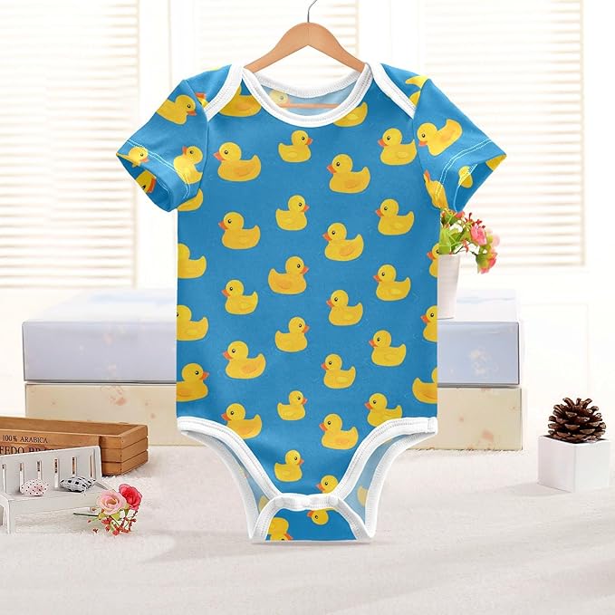Bright Emotions Raccoons Baby Short Sleeve Bodysuits Romper Unisex Infant Outfit Wrapping Clothes for Boy Girl kids 3M