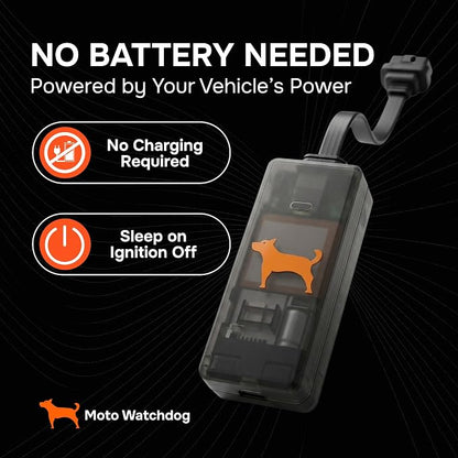 Wired GPS Tracker for Vehicles, No Subscription, No Monthly Fee | Real-Time Location, Easy Installation, Speeding Monitoring, Route History, Geofence, for Fleets & Families
