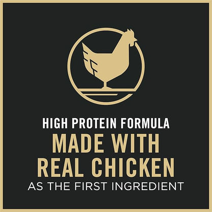 Purina Pro Plan High Protein Cat Food With Probiotics for Cats, Chicken and Rice Formula - 16 lb. Bag