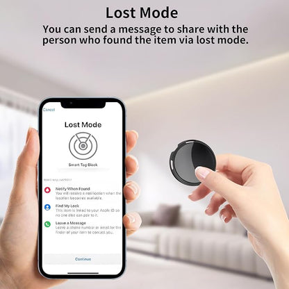 GPS Tracker for Vehicles No Subscription Works with Find My(iOS Only)Hidden | Magnetic Case Mini Car Locator Real-Time Global Tracking Device for Vehicles Motorcycles Waterproof Key Finder No Monthly Fee