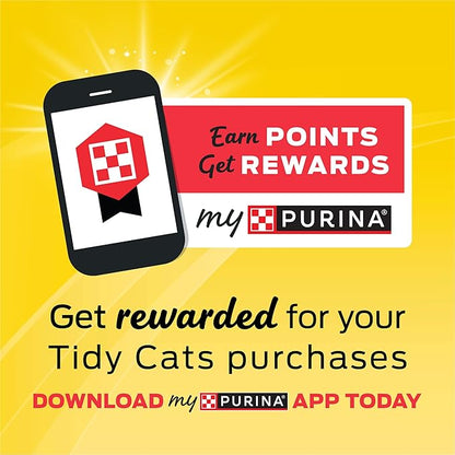Purina Tidy Cats Clumping Cat Litter Odor Control, 24/7 Performance Multi Cat Litter - 16 lb. Bag (Pack of 2)