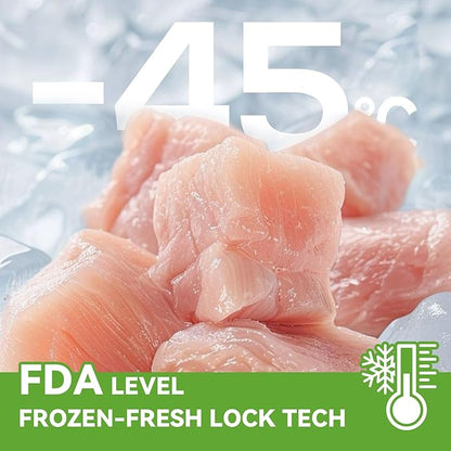 OPET Freeze Dried Cat Treats - Single Ingredient High Protein Pet Food, Healthy Training Snacks, Freeze Dried Chicken Food Toppers for Cats and Dogs, Grain Free (Chicken, 4 Pack)
