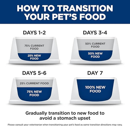 Hill's Science Diet Urinary Hairball Control Adult 1-6 Wet Cat Food, Chicken & Vegetables Stew, 2.9 oz Cans, Pack of 24