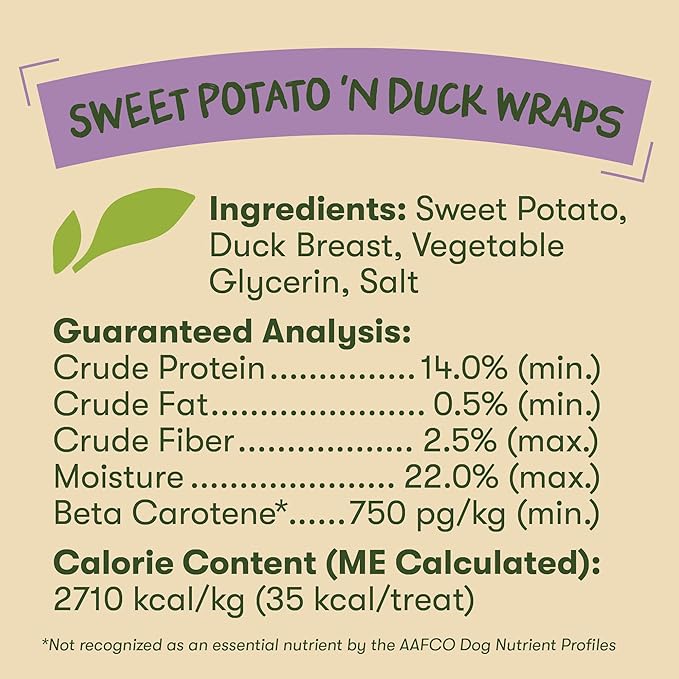 Pet 'n Shape Sweet Potato Chews Jerky Dog Treats - 8 Ounce