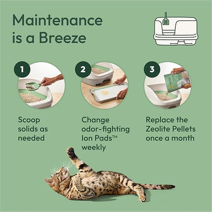 Purina Tidy Cats Scented Litter Pellets, Breeze Enhanced Refill Litter Pellets in Recyclable Box - (4) 7 lb. Bags
