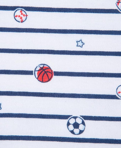 Little Me Clothes for Baby Boys' Sports Star Swaddling Receiving Blanket, 30 x 27 Inches