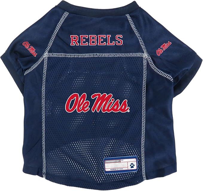 Littlearth NCAA Basic Pet Jersey - Officially Licensed Teams