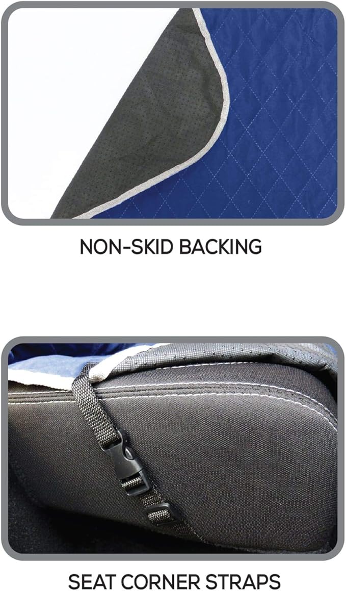 NFL CAR SEAT COVER - NEW ENGLAND PATRIOTS Waterproof, Non-slip BEST Football LICENSED PET SEAT cover for DOGS & CATS.