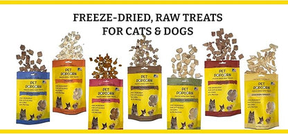 Freeze-Dried Raw Treats - Pork Tenderloin - 2.5oz Bag, Dog & Cat Snacks, Single Ingredient, Natural, Pet Food Topper, Protein‑Packed Meat