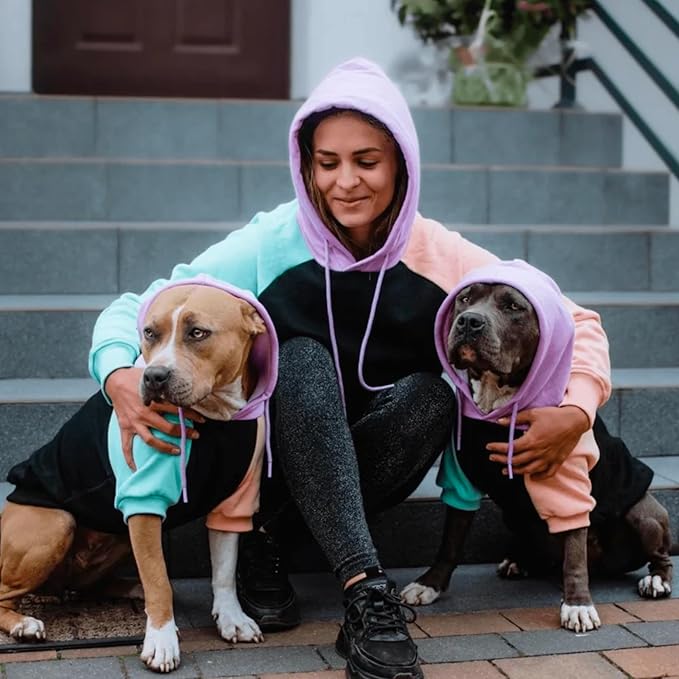 Spark Paws Human Hoodie - Premium Quality, Buttery Soft, Superior Comfort and Fit, Calming Fleece Interior, Suitable for All Styles – Cyber Color Block - S