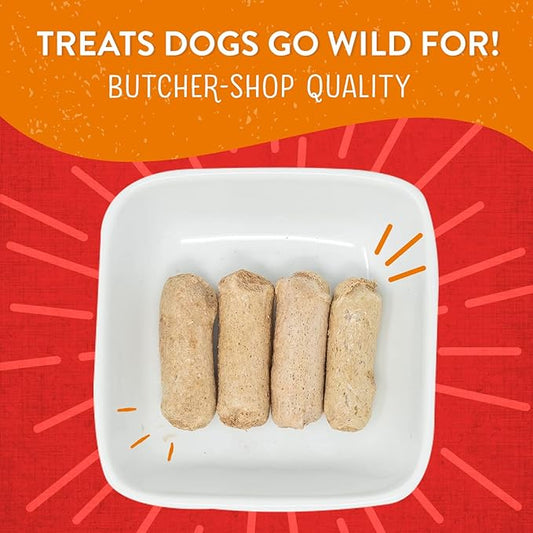 Stella & Chewy's Freeze-Dried Raw Wild Weenies Dog Treats - High-Protein Training Treats for Dogs & Puppies - All-Natural Grass-Fed Beef Recipe with 97% Meat & Organs - USA Made - 11.5 oz Bag