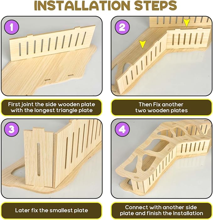Hamster Tunnel Hideout Climbing Ladder for Burying in Hamster Bedding or Connecting with Hamsters Nut Stuff Hamsters Cage Accessories