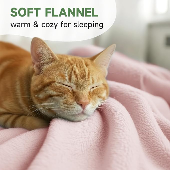 Cat Beds for Indoor Cats, Round Dog Bed for Small Dogs, Puppy, Kitten -Soft Plush Washable Cat Bed Calming with Protective Shield (Pink，18 Inches)