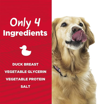 Country Kitchen Duck Jerky Tender Dog Treats, Made with Real Duck, High Protein, Low Fat, No Artificial Colors, 3 oz