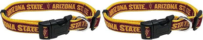 Pets First Collegiate Pet Accessories, Dog Collar, Arizona State Sun Devils, Small (Pack of 2)
