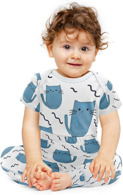 Baby Clothes Set Infant Bodysuits Pants Sets 0-24M For Boys Girls