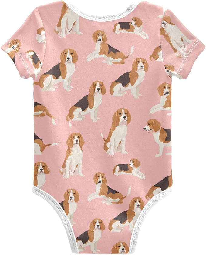 Bright Emotions Raccoons Baby Short Sleeve Bodysuits Romper Unisex Infant Outfit Wrapping Clothes for Boy Girl kids 3M