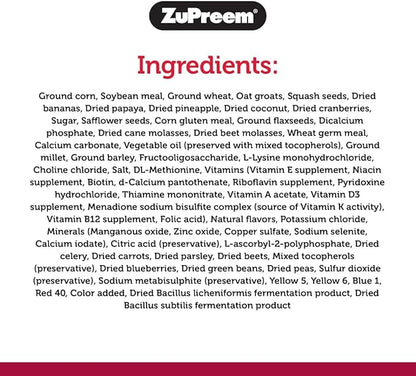 ZuPreem Smart Selects Bird Food for Large Birds, 4 lb - Everyday Feeding for Amazons, Macaws, Cockatoos (Pack of 2)