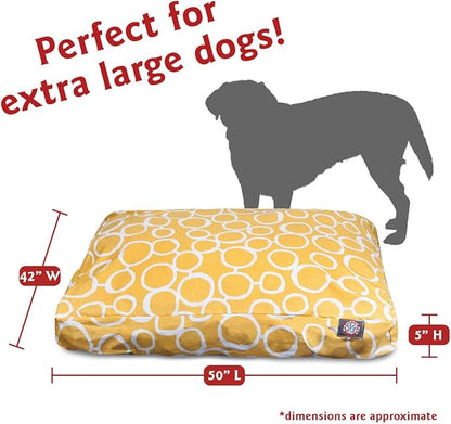 Majestic Pet Fusion Yellow X-Large Rectangle Bed