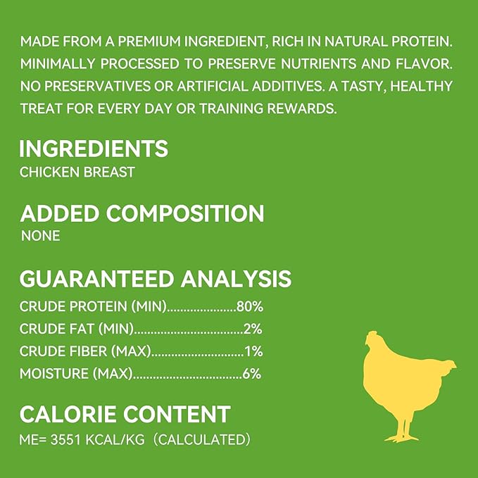 OPET Freeze Dried Cat Treats - Single Ingredient High Protein Pet Food, Healthy Training Snacks, Freeze Dried Chicken Food Toppers for Cats and Dogs, Grain Free (Chicken, 4 Pack)