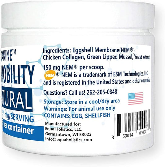 HealthyFlex Canine™ Joint + Mobility Dietary Supplement for Dogs, Natural Eggshell Membrane NEM Formula