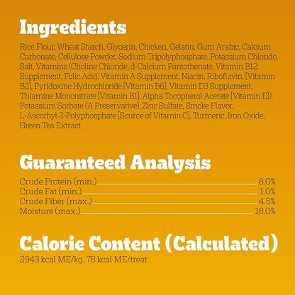 Pedigree Dentastix Large Dog Treats, Original Flavor with Real Chicken, (4) 18ct Bag (72 Treats Total)