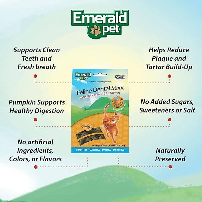 Emerald Pet Feline Dental Stixx (Chicken)