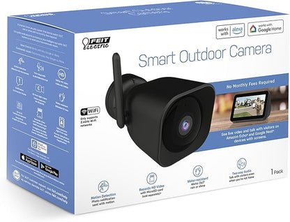 Feit Electric CAM/WM/WiFi 1080p HD Outdoor WiFi Smart Home Security Camera with Night Vision