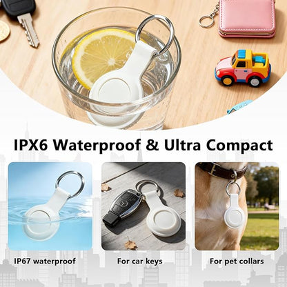GPS Tracker for Vehicles,Car GPS Tracker Portable Real Time Magnetic GPS Tracking Device,Full Global Coverage Location Tracker for Kids,Dogs,Trucks/Person,No Subscription Required/No Monthly Fee-White