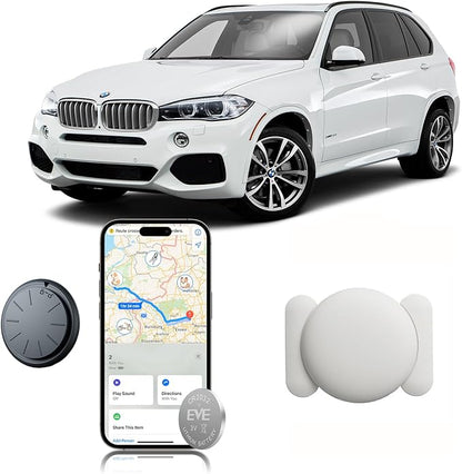 GPS Tracking Devices, 1PCS Tracker Device for Vehicles Work with Find My (iOS Only), Car Tracker Device Hidden with Magnetic Case, No Monthly Fee GPS Tracker for Vehicles
