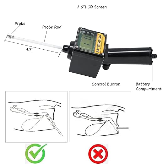 Dog Ovulation Detector Automatic Dog Ovulation Tester for Canine Breeder Tester Dogs Breeding Tool for Veterinary Mating Pregnancy Planning with Detailed Instructions Carry Case
