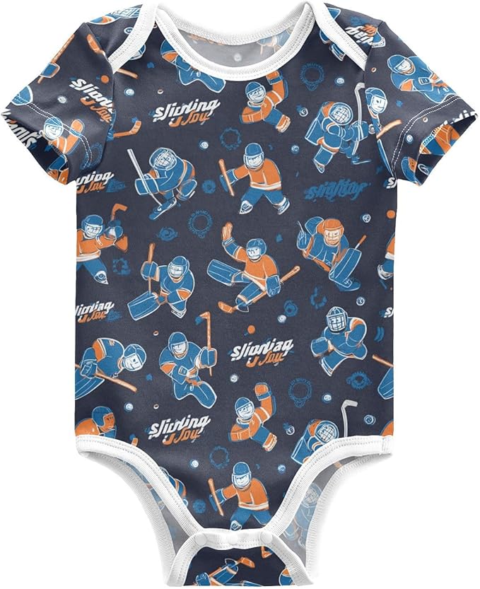 Bright Emotions Raccoons Baby Short Sleeve Bodysuits Romper Unisex Infant Outfit Wrapping Clothes for Boy Girl kids 3M
