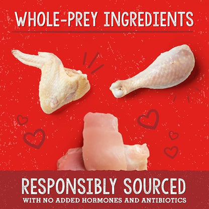 Stella & Chewy's Freeze-Dried Raw Dog Food for Heart Health - Cage-Free Chicken - Natural Solution for Cardiovascular Support & Energy - Premium Raw Nutrition - 13oz