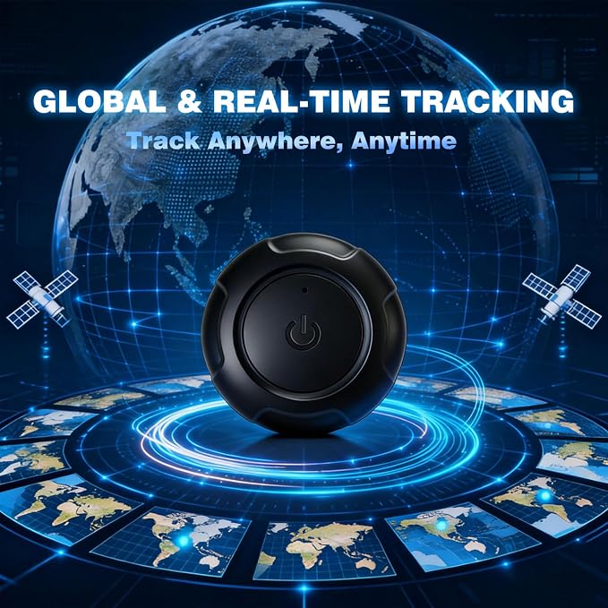 GPS Tracker for Vehicles,Car Portable Magnetic GPS Tracking Device-GF20 | Full Global Coverage Location Tracker for Car,kids,dogs,Trucks/Person. Real Time No Subscription Required/No Monthly Fee