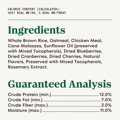 Nutro Crunchy Dog Treats with Real Mixed Berries, Training Treats for Dogs, 10 oz. Bag