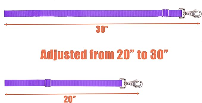 Adjustable Nylon Bucket Strap （3 Pack）- for Hay Nets, Water Buckets, Hanging Strap,Horse Outdoor Feeders,Heavy Duty Horse Water Feed, 30" (Purple)