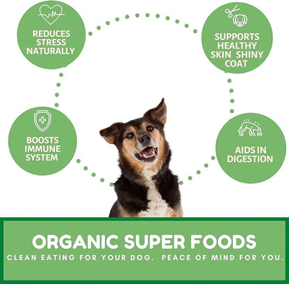 Dog Mamma's Organic Sweet Potato & Kale Recipe - Certified Organic Dog Treats 6 oz