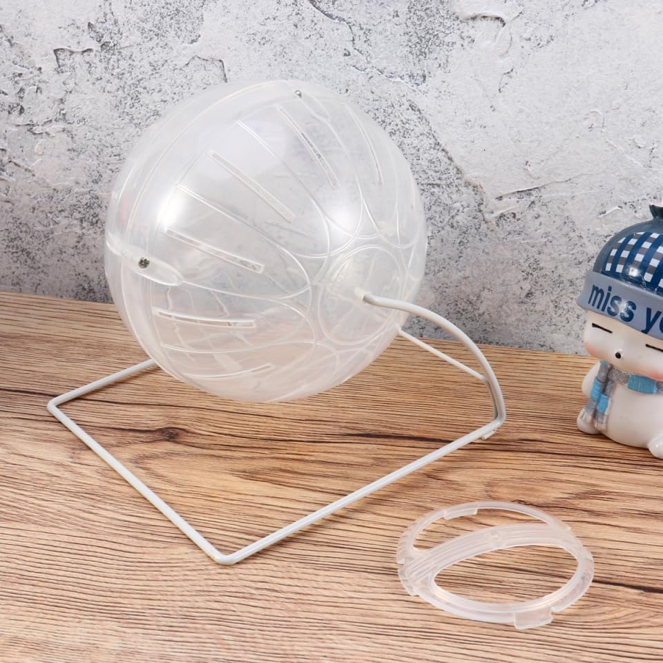 KESYOO 4 in 1 Hamster Exercise Ball 5.31in Plastic Running Ball for Hamsters Gerbils and Mice Small Pet Run About for Interactive Play and Activity