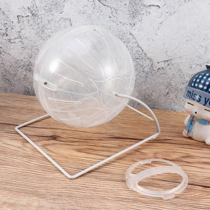KESYOO 4 in 1 Hamster Exercise Ball 5.31in Plastic Running Ball for Hamsters Gerbils and Mice Small Pet Run About for Interactive Play and Activity